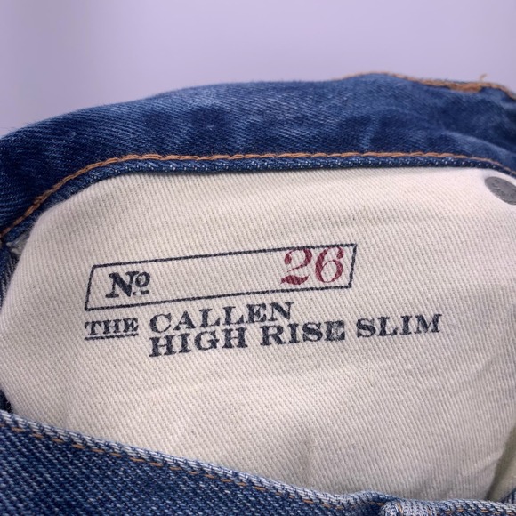 POLO Ralph Lauren Callen High Rise Slim Beaded Slit Bottom Womens Size 26 - Picture 16 of 16